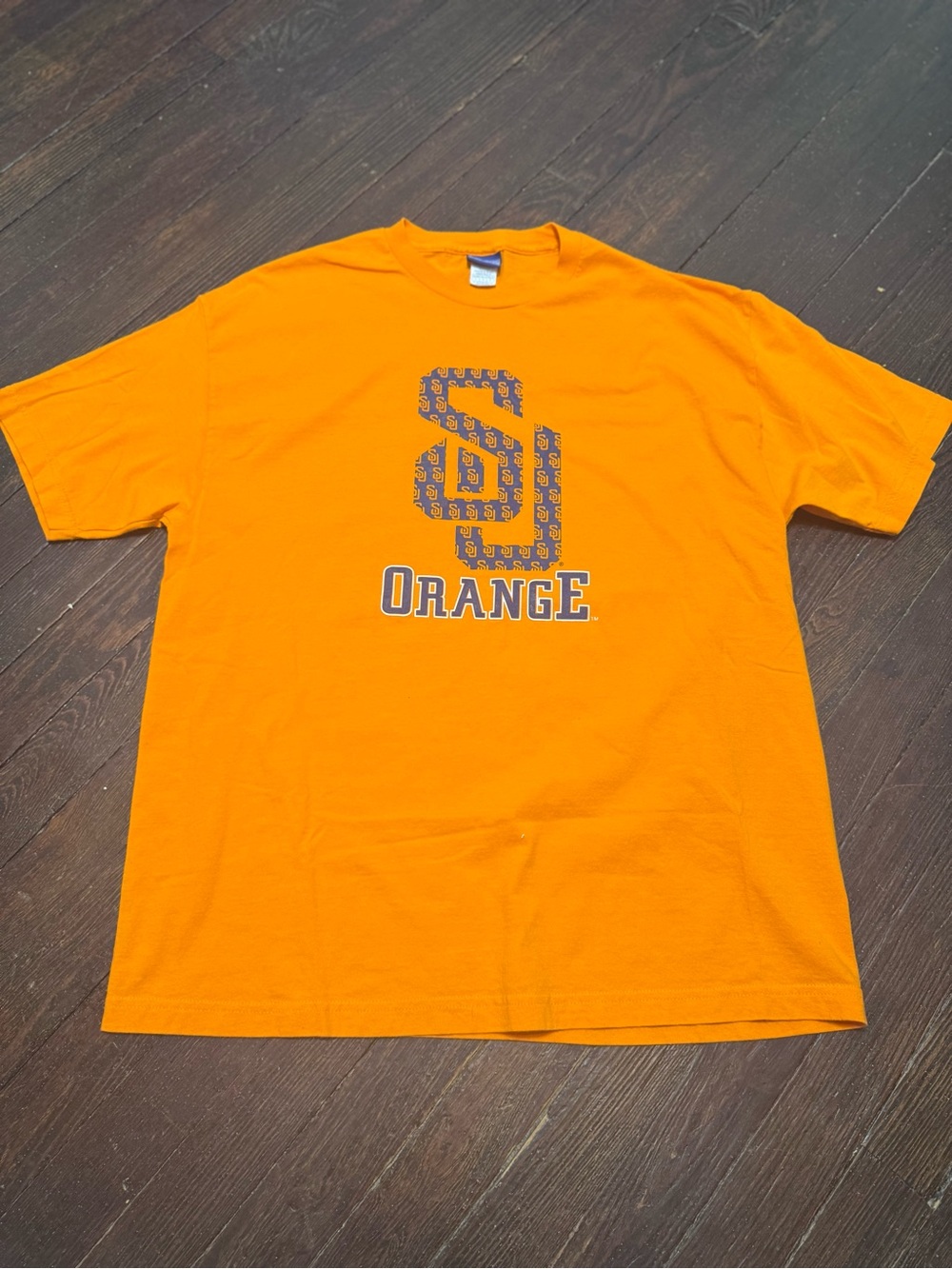 Vintage Syracuse Orange Champs Sports T Shirt Mens Large NCAA Y2K Orange Tee